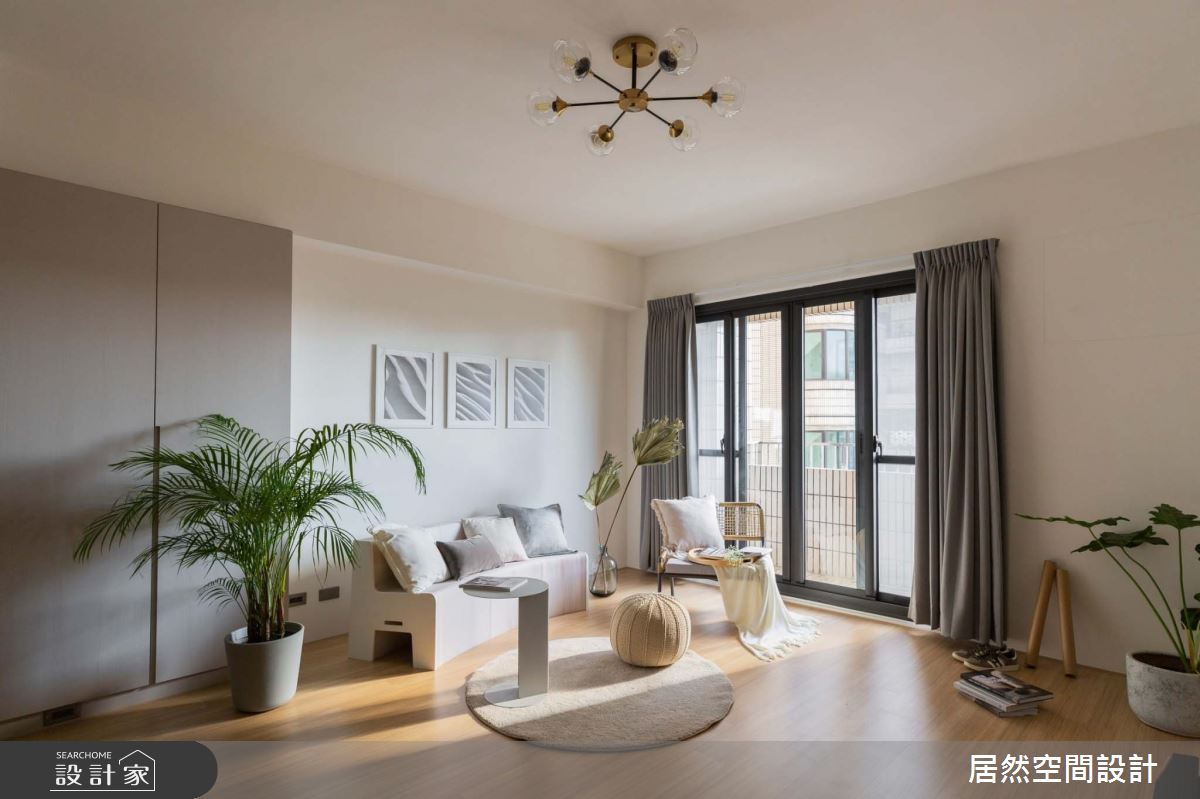 24坪老屋(31~40年)＿北歐風客廳案例圖片＿居然空間設計＿居然_悠悠森靜之2