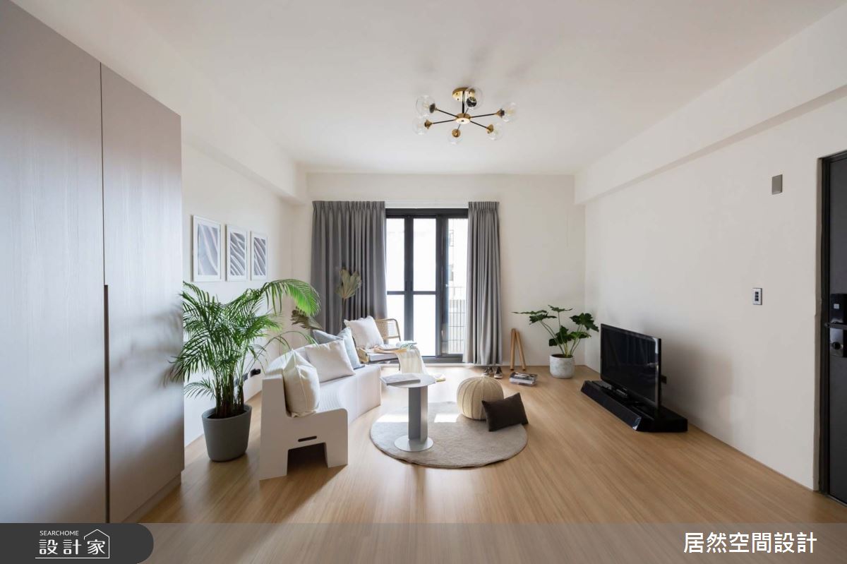 24坪老屋(31~40年)＿北歐風客廳案例圖片＿居然空間設計＿居然_悠悠森靜之4