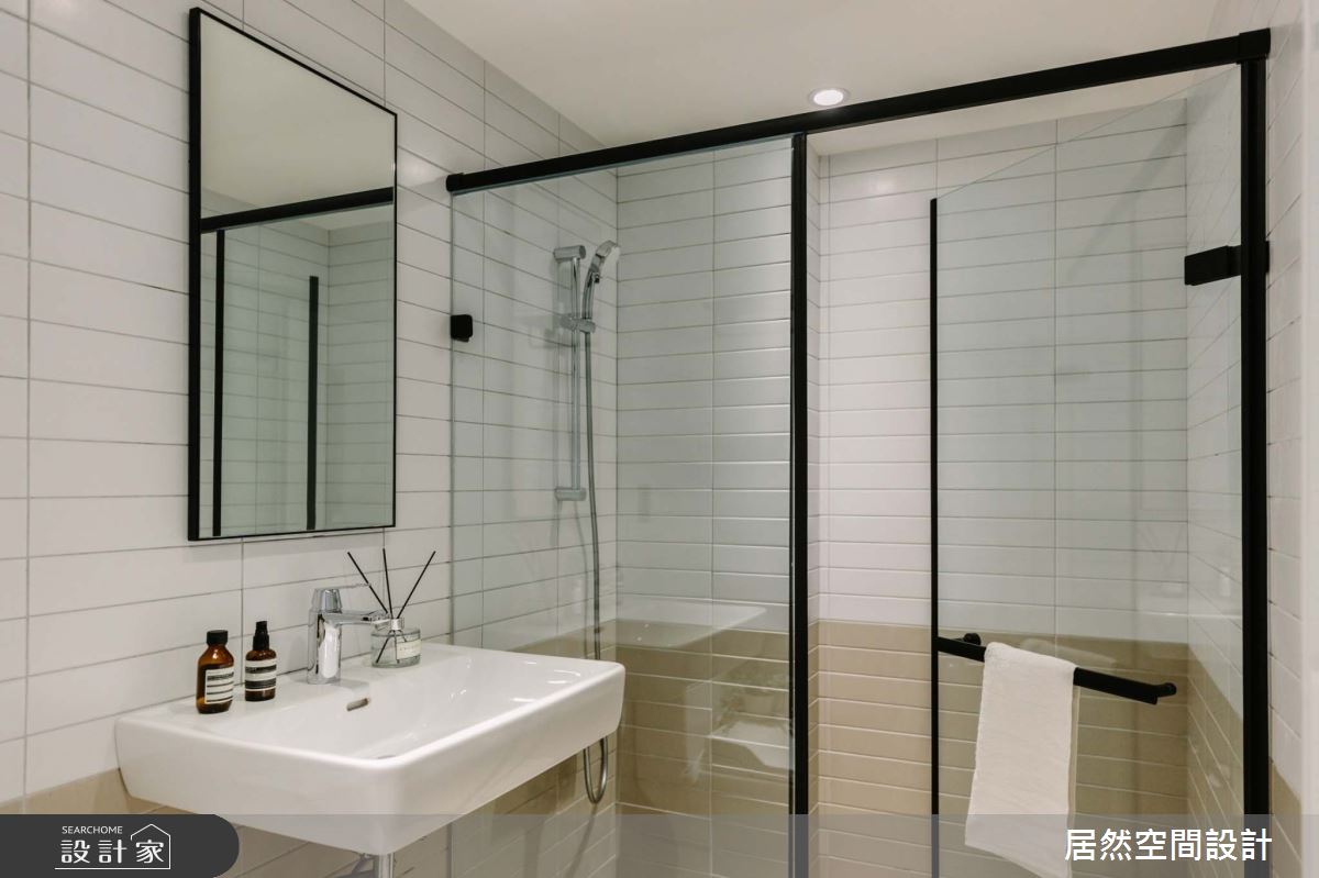 24坪老屋(31~40年)＿北歐風浴室案例圖片＿居然空間設計＿居然_悠悠森靜之23