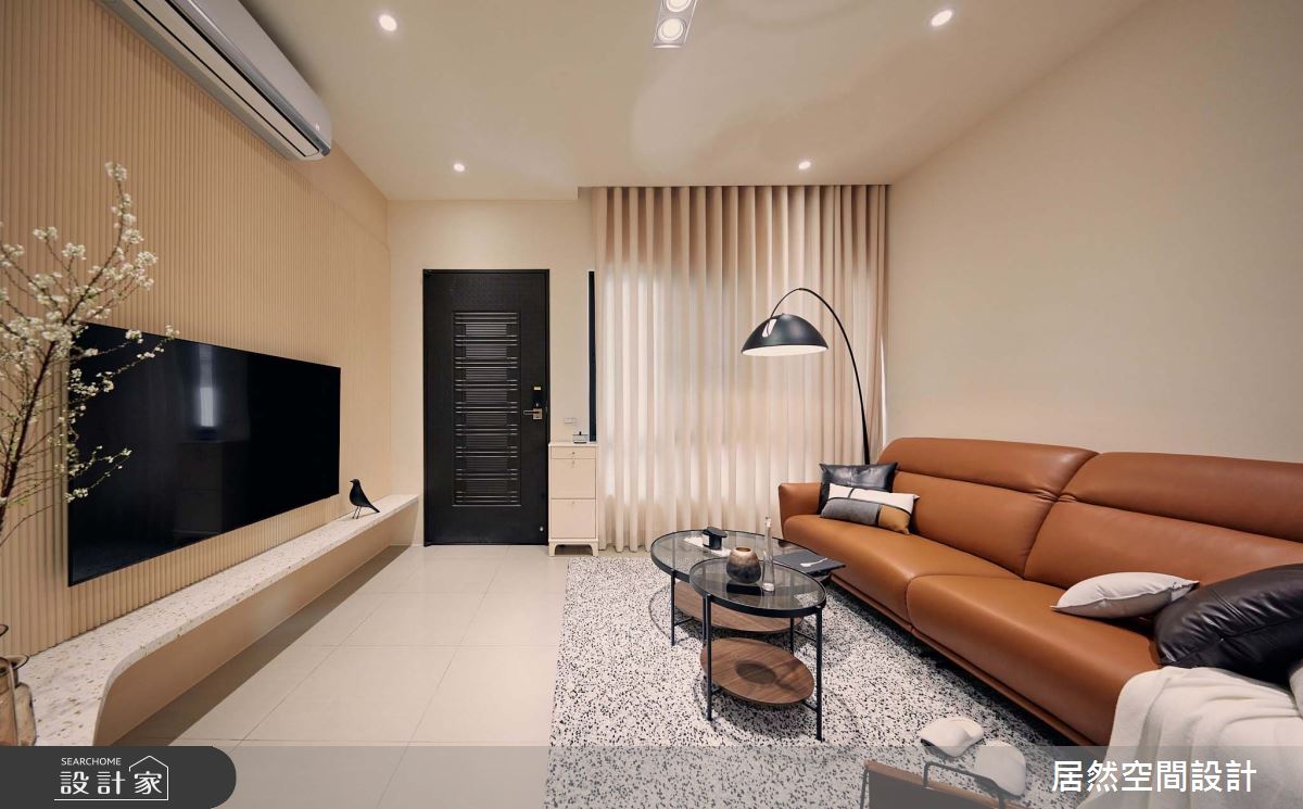 23坪新成屋(5年以下)＿北歐風客廳案例圖片＿居然空間設計＿居然_清雅點點之3