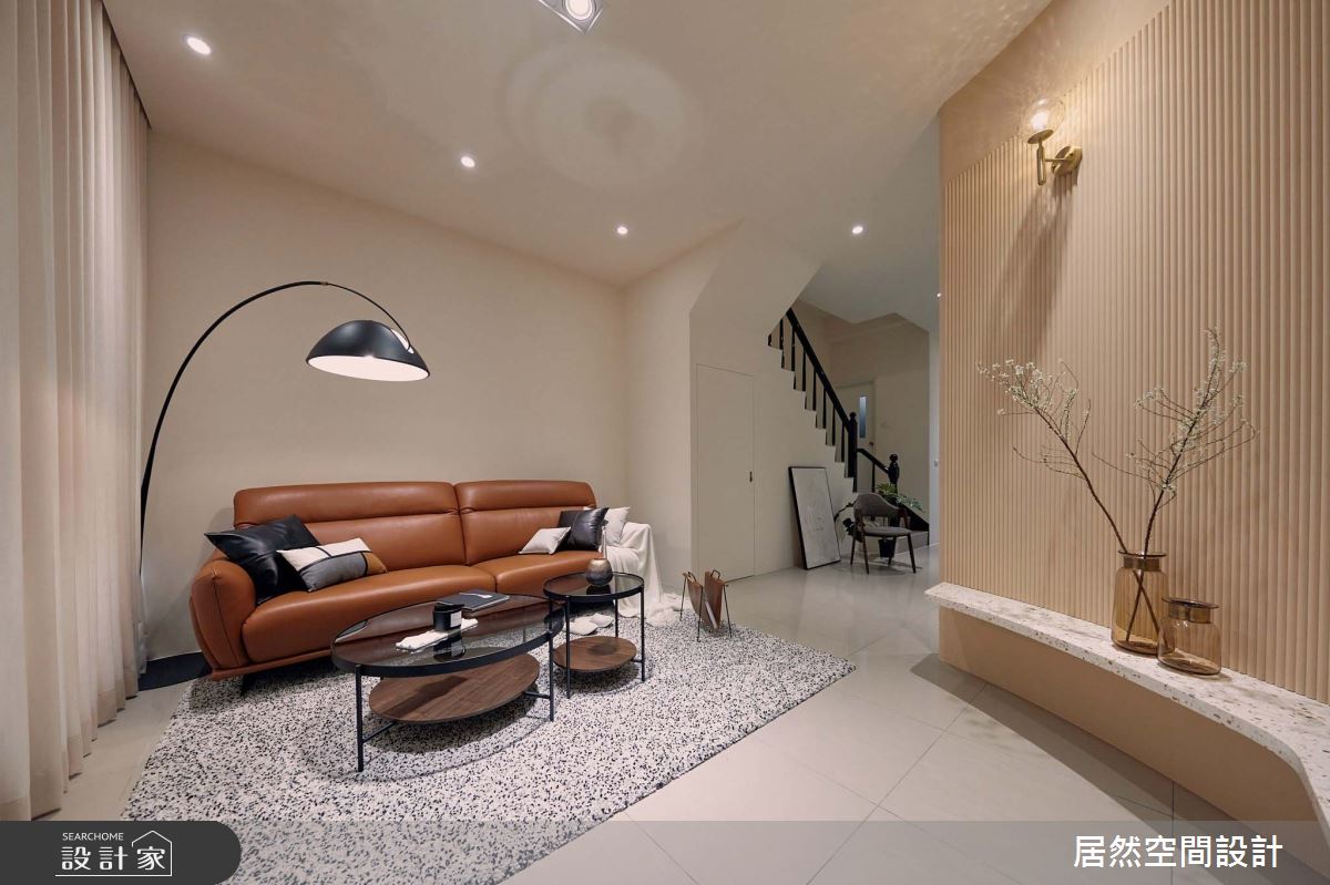 23坪新成屋(5年以下)＿北歐風客廳樓梯案例圖片＿居然空間設計＿居然_清雅點點之4