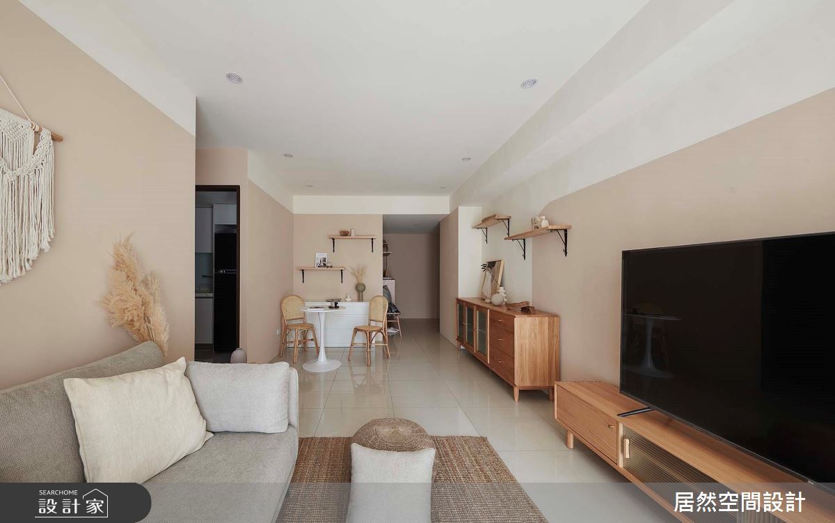 12坪預售屋＿北歐風客廳餐廳案例圖片＿居然空間設計＿居然_幻夢時光之3