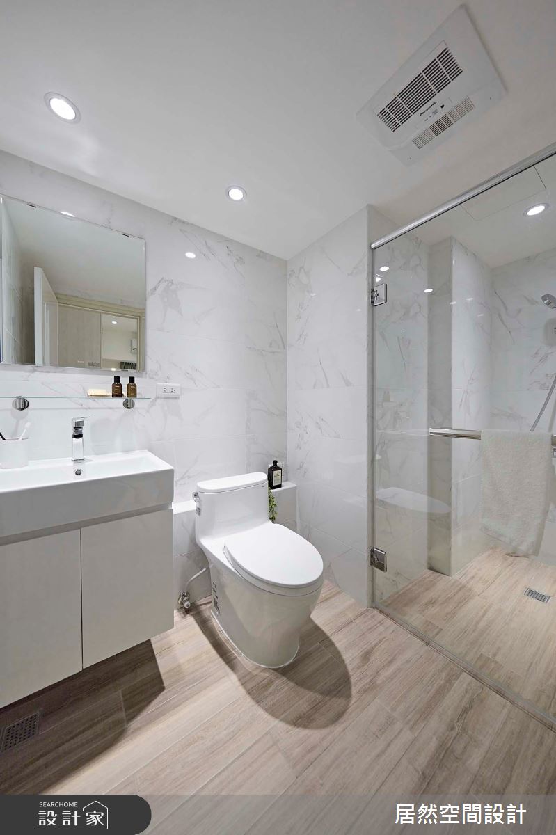 老屋(16~30年)＿北歐風浴室案例圖片＿居然空間設計＿居然_如沐蔚藍之23