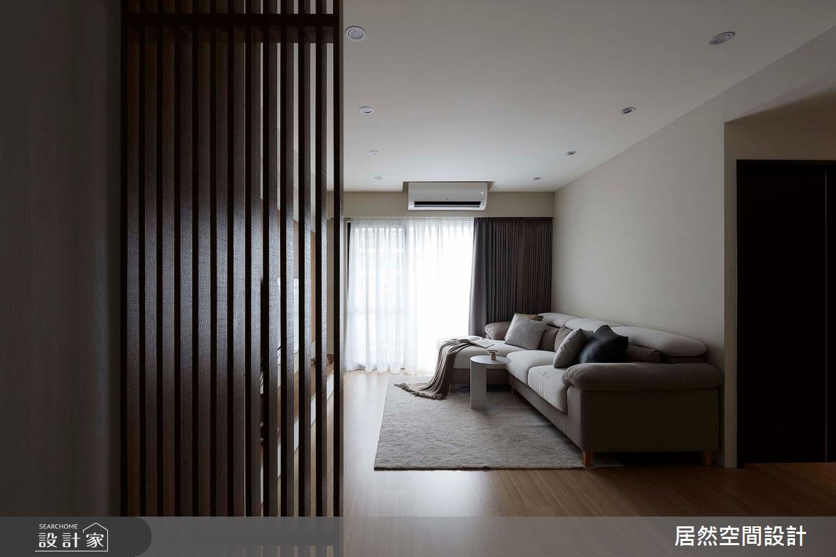 預售屋＿日式現代風客廳案例圖片＿居然空間設計＿居然_雅逸之5