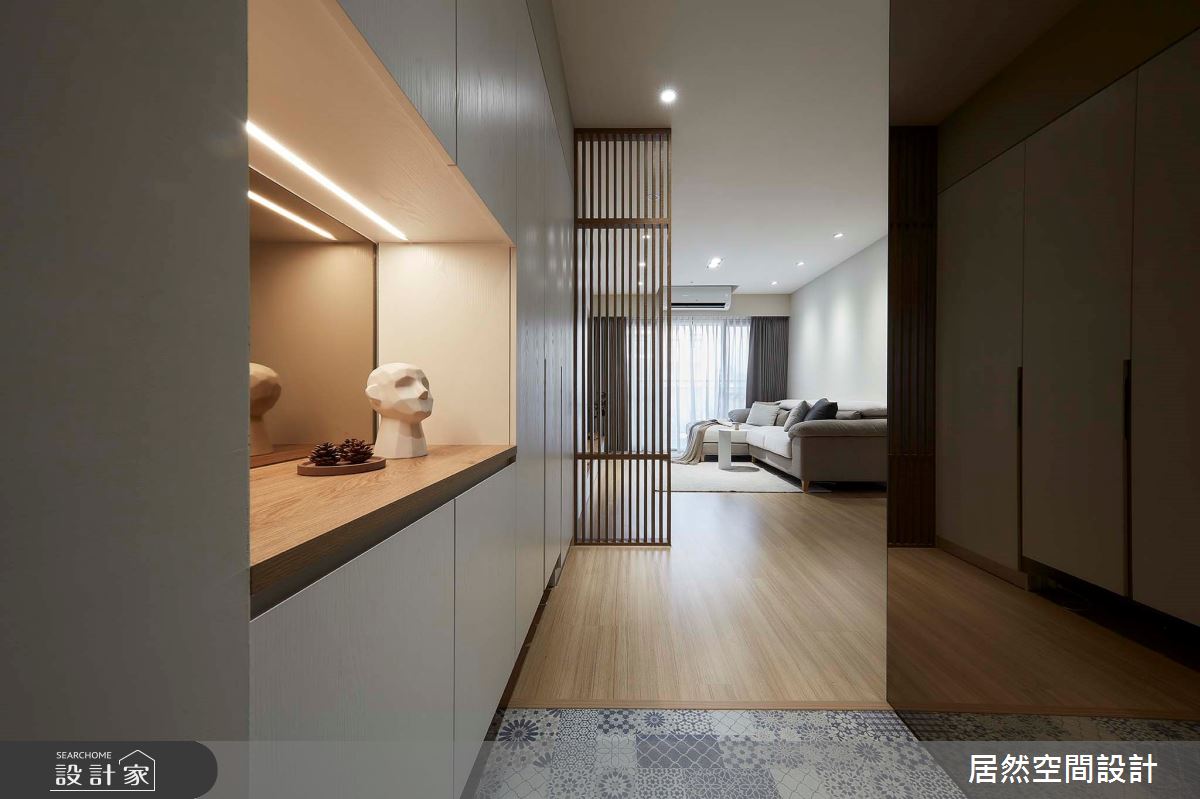 預售屋＿日式現代風玄關客廳案例圖片＿居然空間設計＿居然_雅逸之7