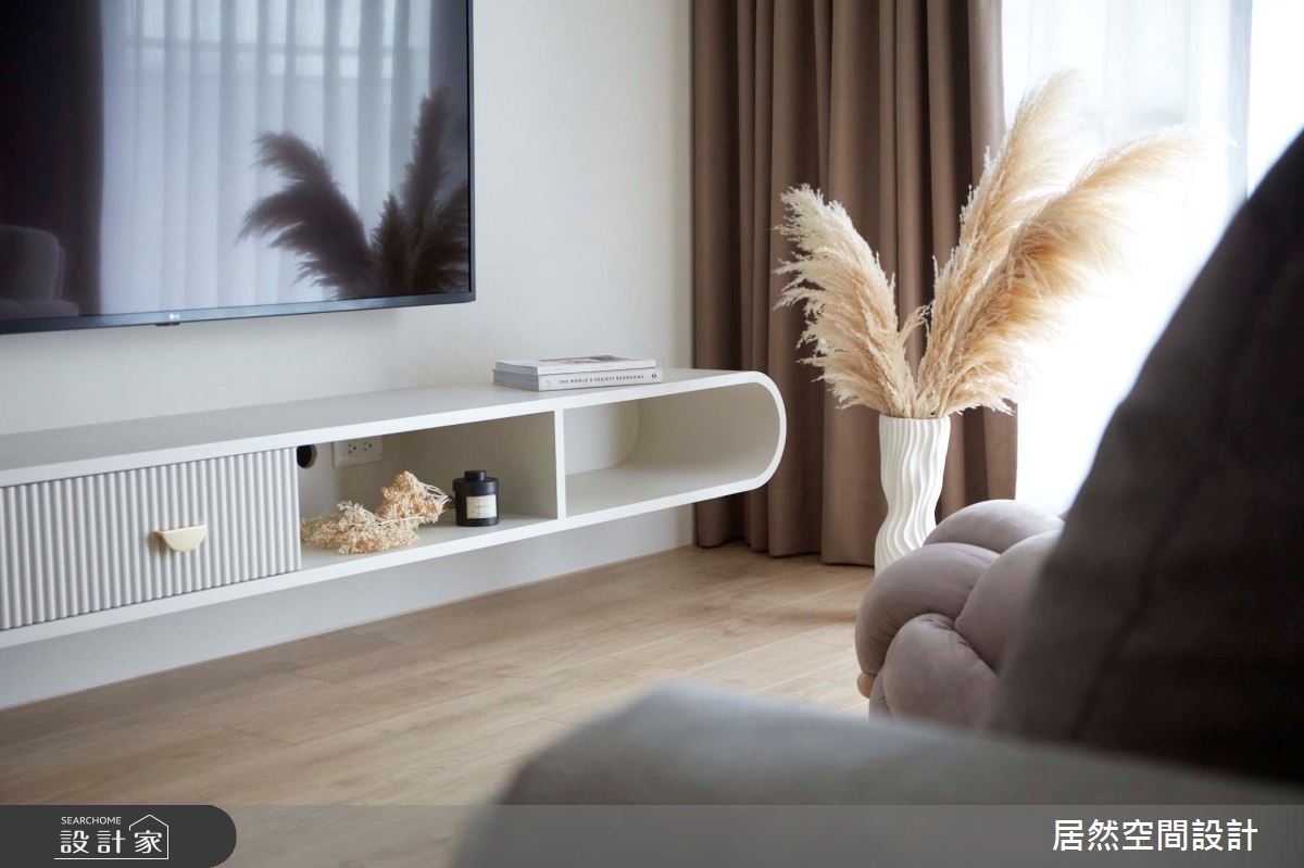 23坪預售屋＿北歐風客廳案例圖片＿居然空間設計＿居然_柔光旖旎之6