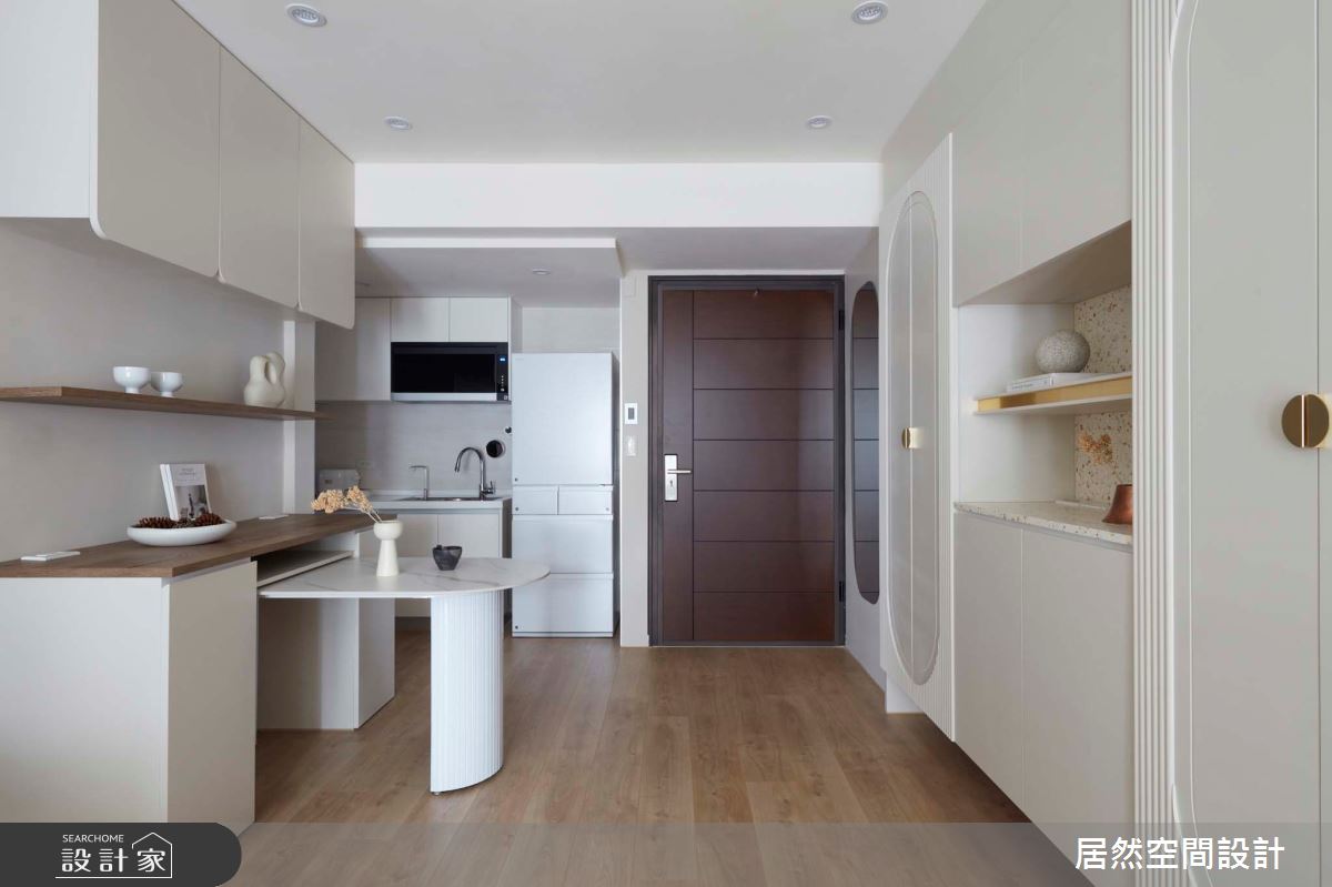 23坪預售屋＿北歐風玄關餐廳廚房案例圖片＿居然空間設計＿居然_柔光旖旎之8