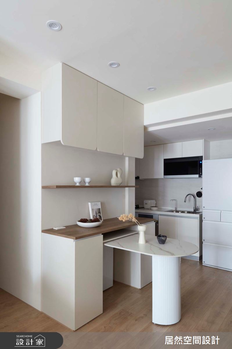 23坪預售屋＿北歐風餐廳廚房案例圖片＿居然空間設計＿居然_柔光旖旎之11