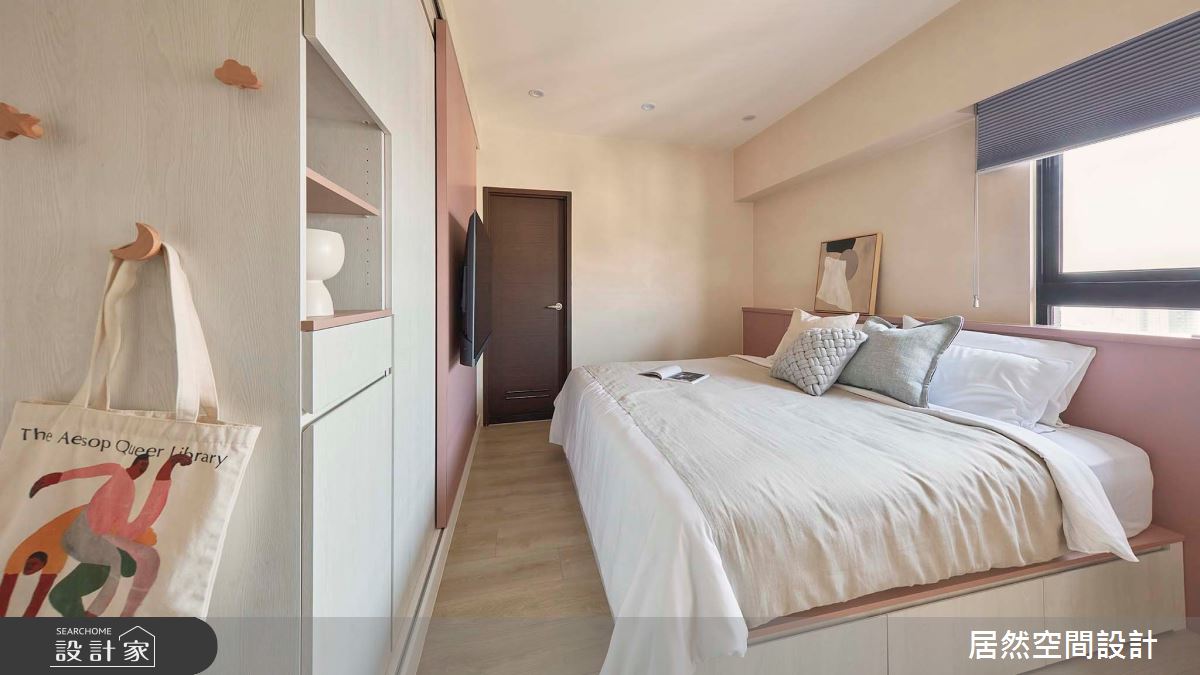 23坪預售屋＿北歐風臥室案例圖片＿居然空間設計＿居然_柔光旖旎之15