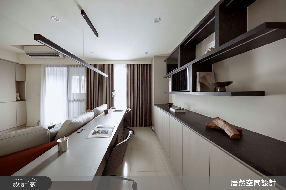 19坪預售屋＿現代風書房工作區案例圖片＿居然空間設計＿居然_時光映畫之4