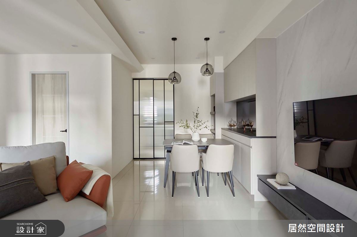 19坪預售屋＿現代風客廳餐廳案例圖片＿居然空間設計＿居然_時光映畫之9