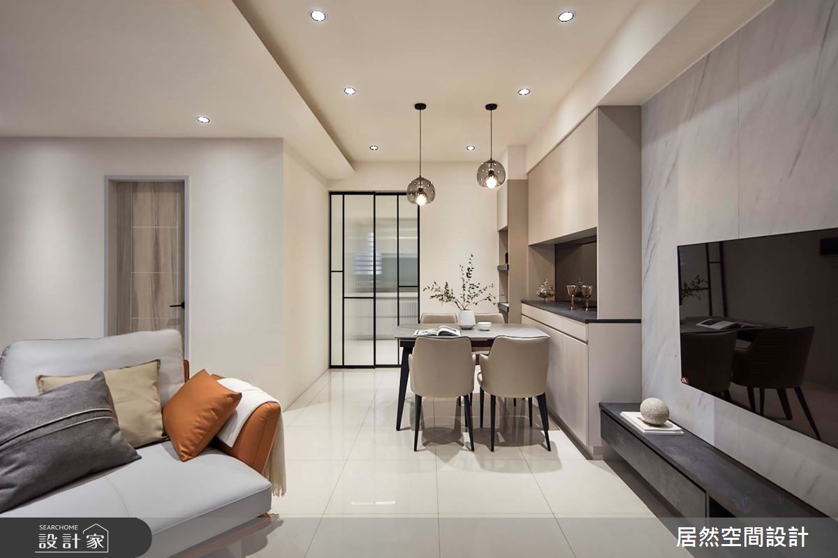 19坪預售屋＿現代風客廳餐廳案例圖片＿居然空間設計＿居然_時光映畫之10