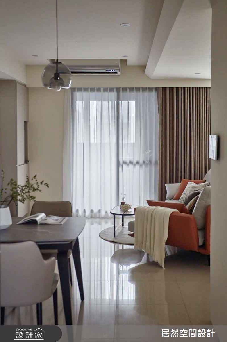 19坪預售屋＿現代風客廳餐廳案例圖片＿居然空間設計＿居然_時光映畫之11