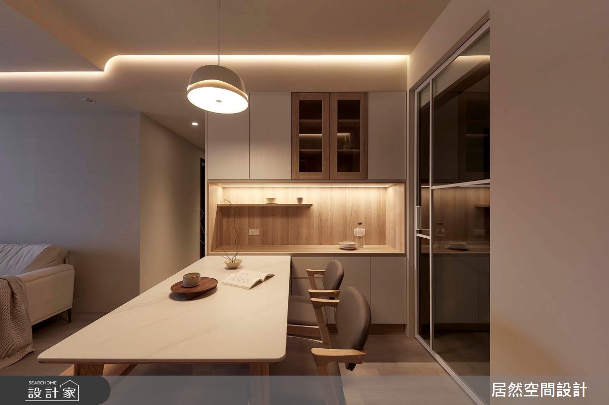 28坪新成屋(5年以下)＿日式北歐風餐廳案例圖片＿居然空間設計＿居然_弧光靜影之9