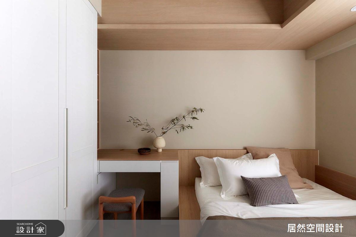 28坪新成屋(5年以下)＿日式北歐風臥室案例圖片＿居然空間設計＿居然_弧光靜影之20