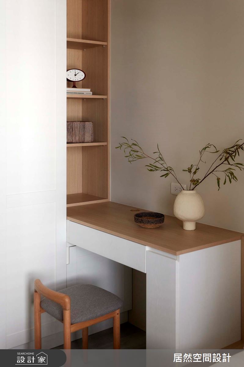 28坪新成屋(5年以下)＿日式北歐風臥室案例圖片＿居然空間設計＿居然_弧光靜影之21