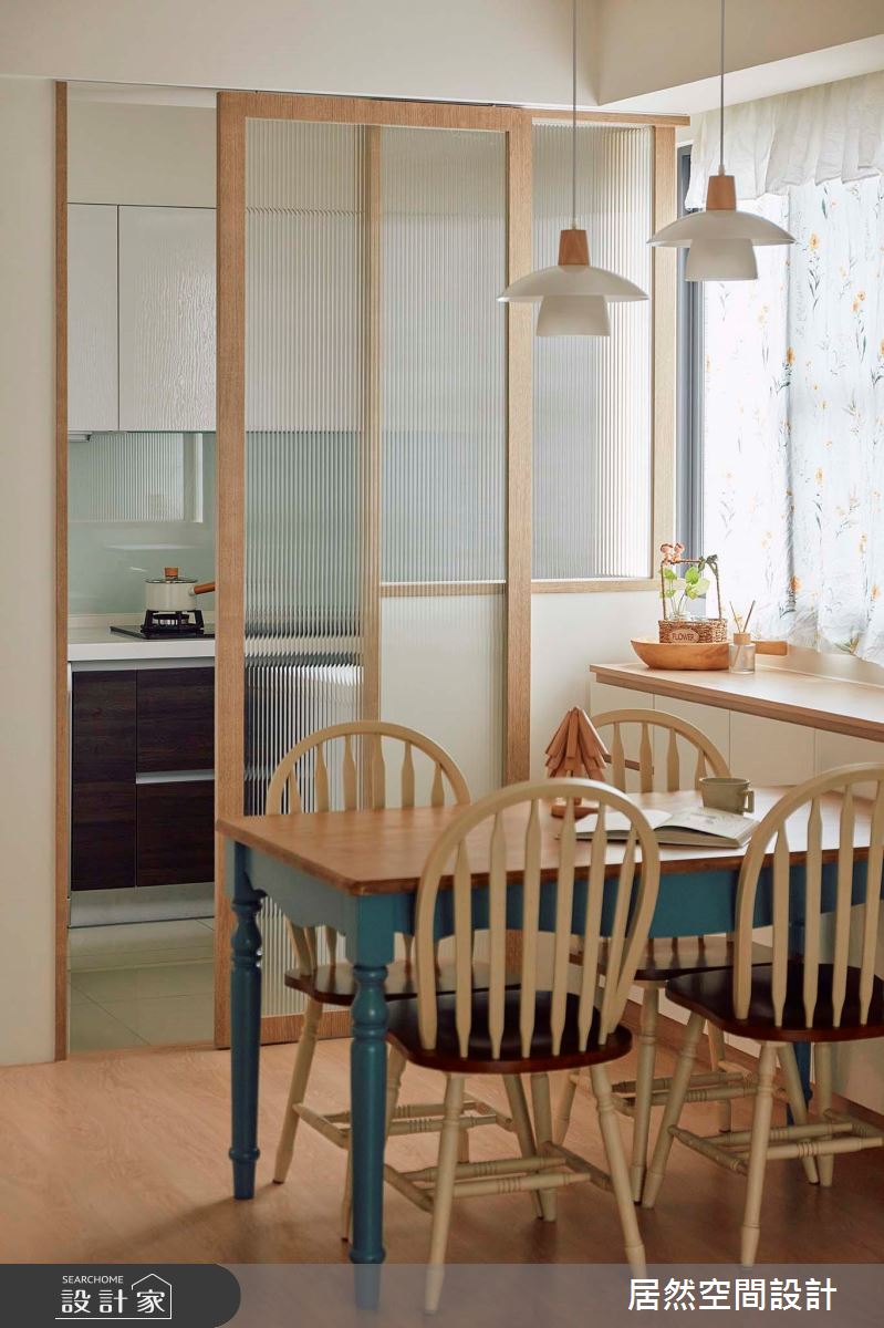 28坪新成屋(5年以下)＿鄉村北歐風餐廳廚房案例圖片＿居然空間設計＿居然_春語呢喃之9