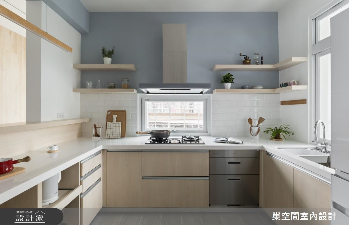 32坪老屋(16~30年)＿北歐風廚房案例圖片＿巢空間室內設計＿巢空間_01之17