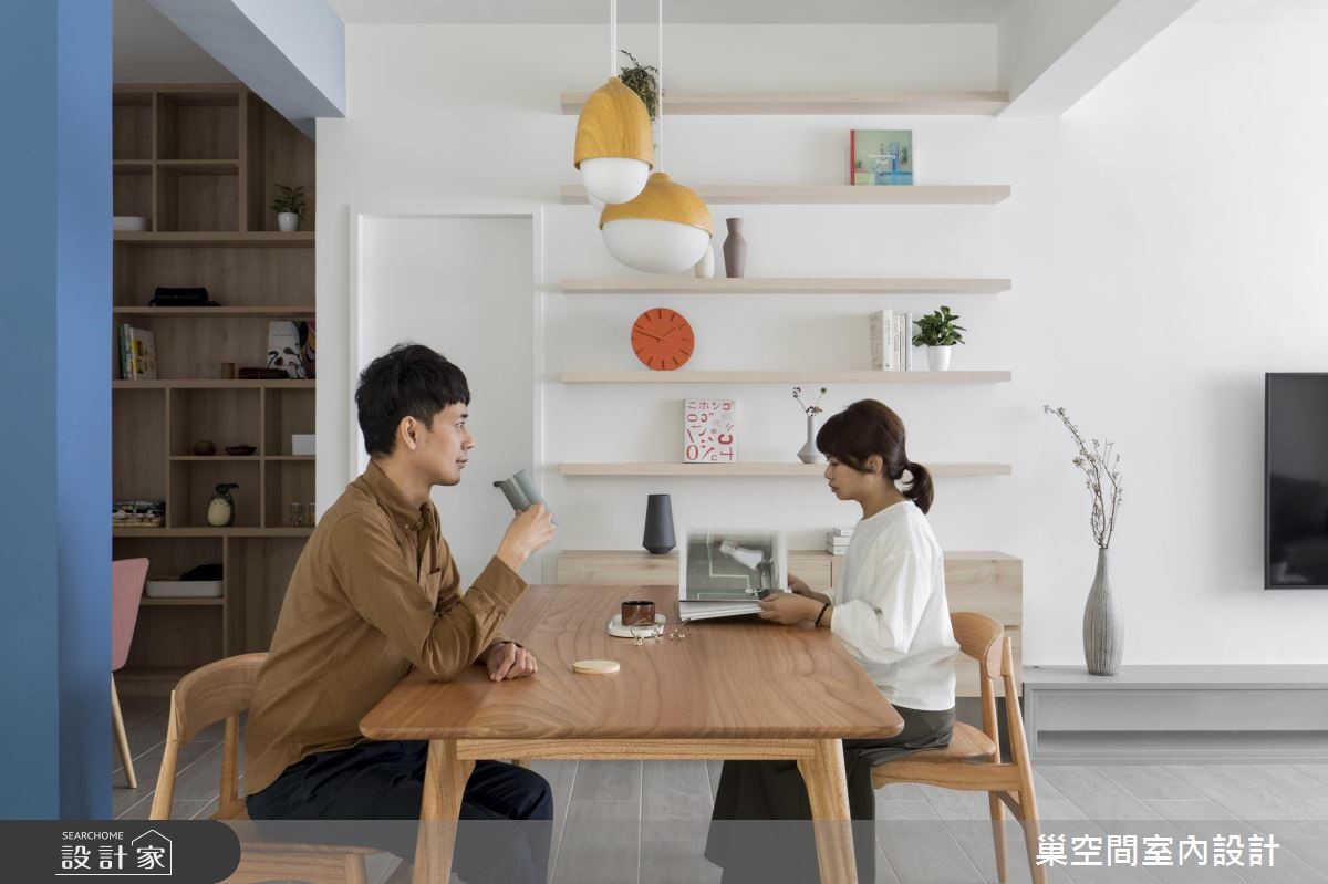 32坪老屋(16~30年)＿北歐風餐廳案例圖片＿巢空間室內設計＿巢空間_01之11