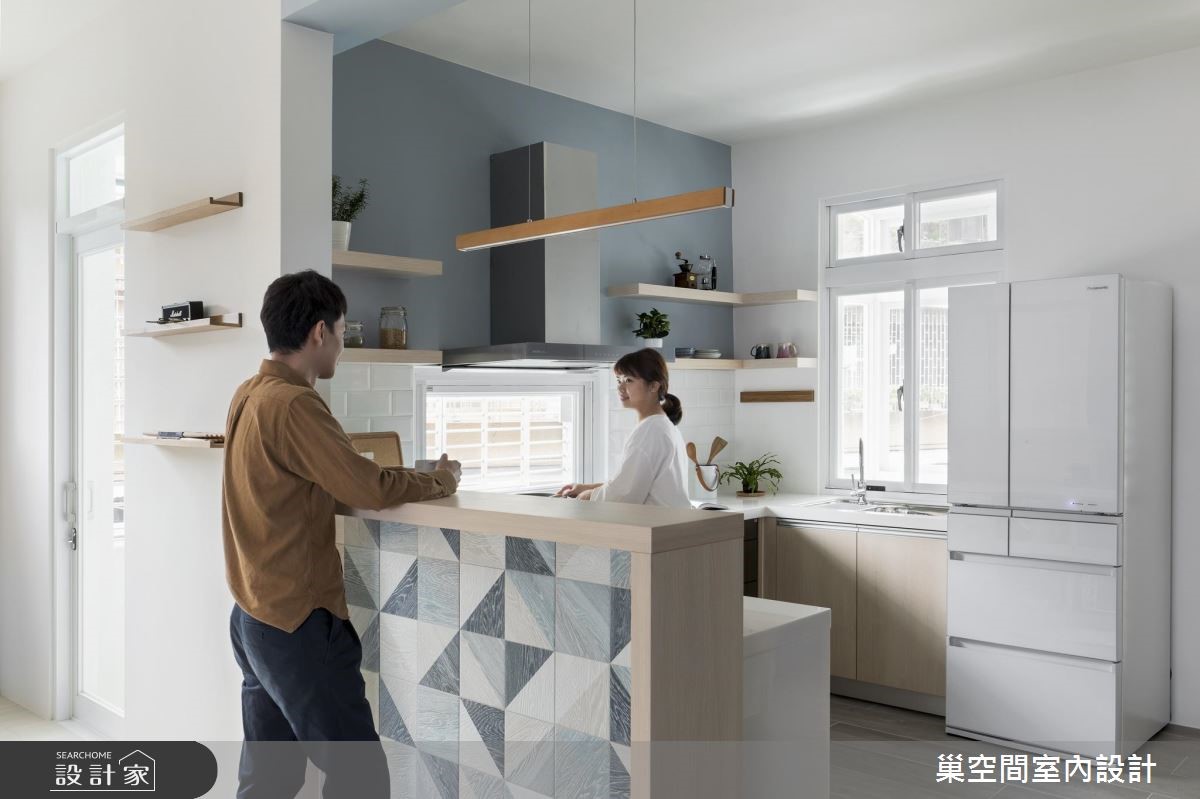 32坪老屋(16~30年)＿北歐風廚房案例圖片＿巢空間室內設計＿巢空間_01之16