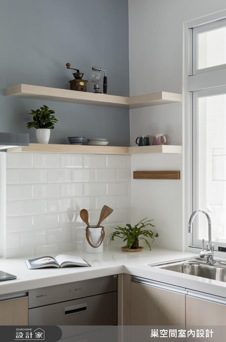 32坪老屋(16~30年)＿北歐風廚房案例圖片＿巢空間室內設計＿巢空間_01之18