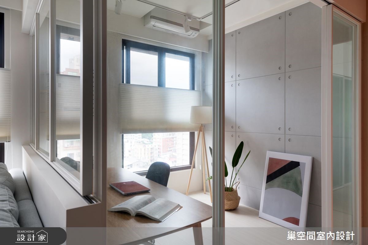 26坪新成屋(5年以下)＿北歐風書房案例圖片＿巢空間室內設計＿巢空間_02之11