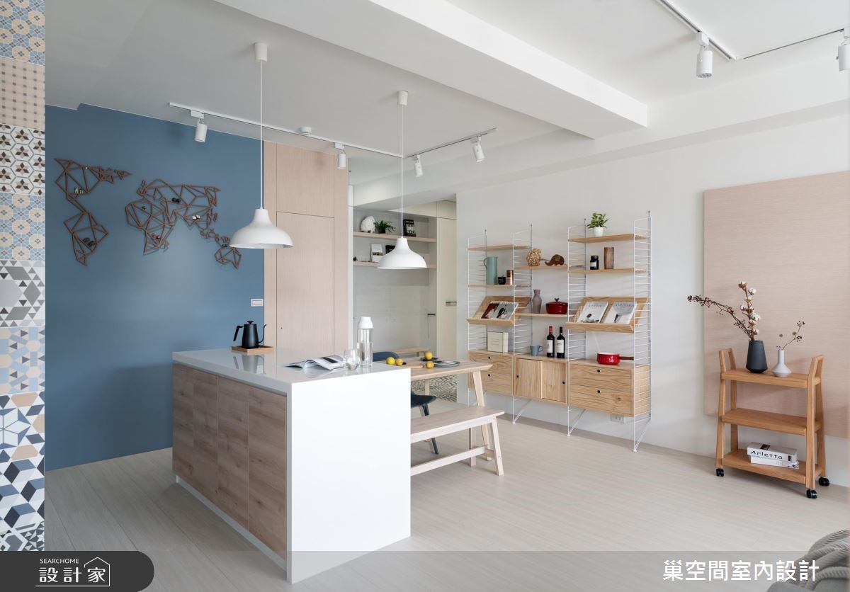 26坪新成屋(5年以下)＿北歐風吧檯案例圖片＿巢空間室內設計＿巢空間_02之8