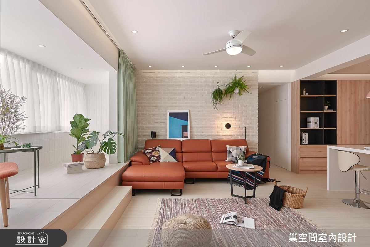 32坪老屋(16~30年)＿北歐風客廳案例圖片＿巢空間室內設計＿巢空間_03之2