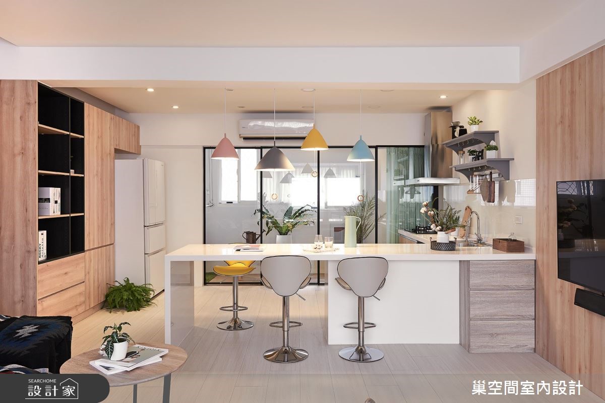 32坪老屋(16~30年)＿北歐風吧檯案例圖片＿巢空間室內設計＿巢空間_03之9