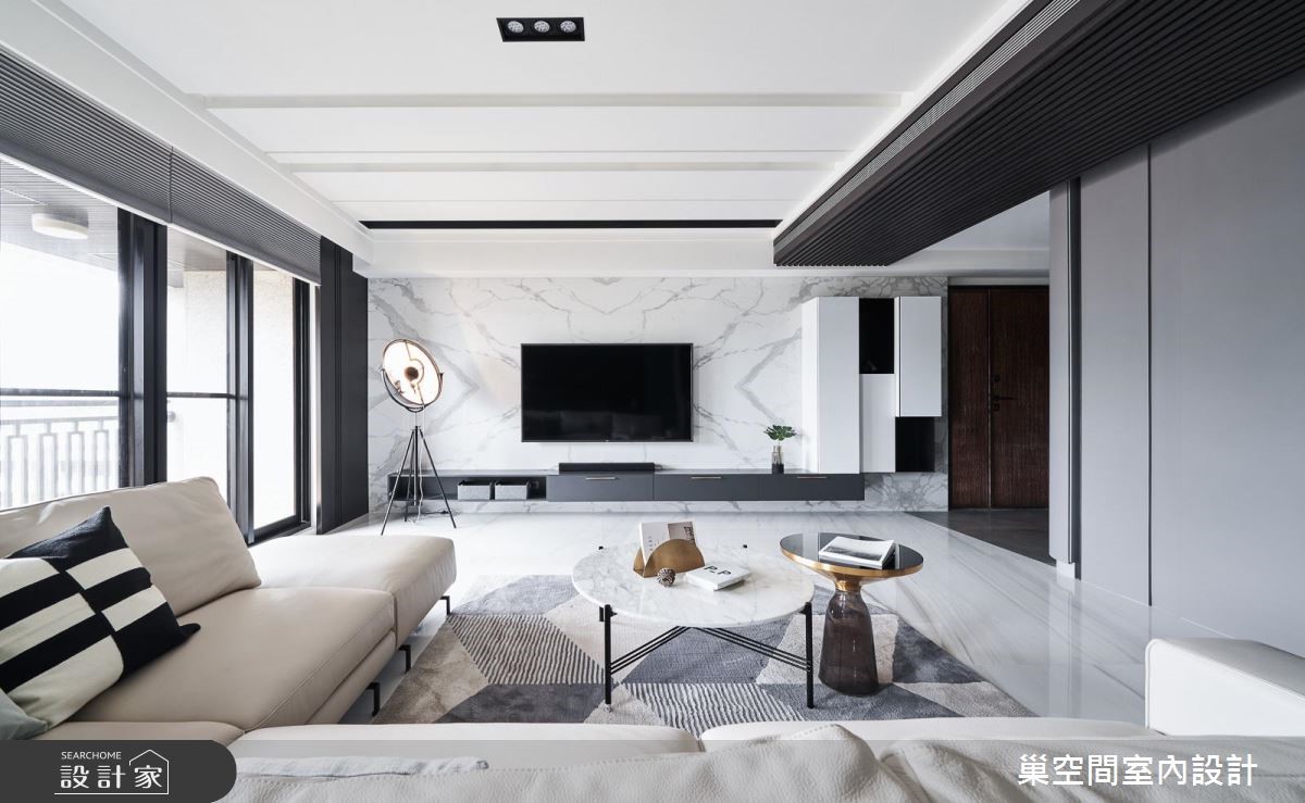 35坪新成屋(5年以下)＿現代風客廳案例圖片＿巢空間室內設計＿巢空間_04之8
