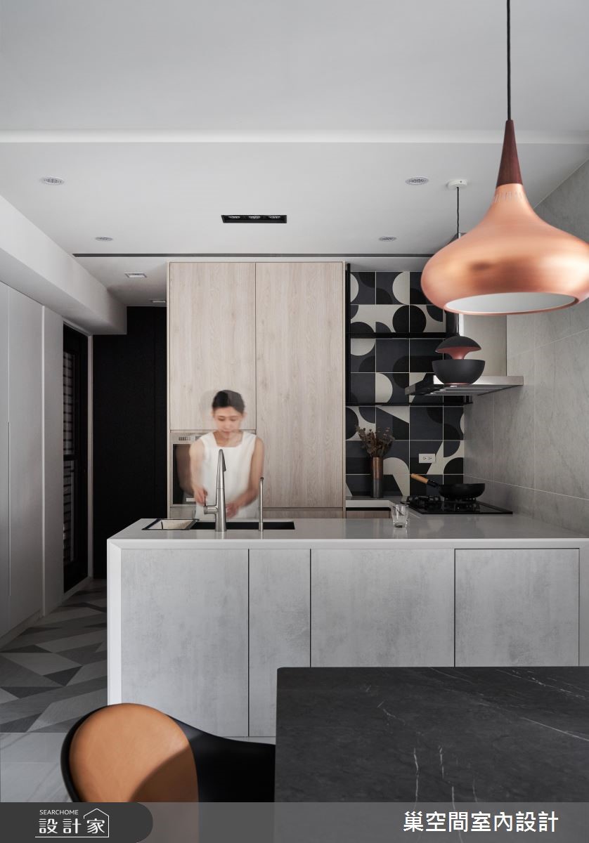 35坪新成屋(5年以下)＿現代風吧檯案例圖片＿巢空間室內設計＿巢空間_04之22