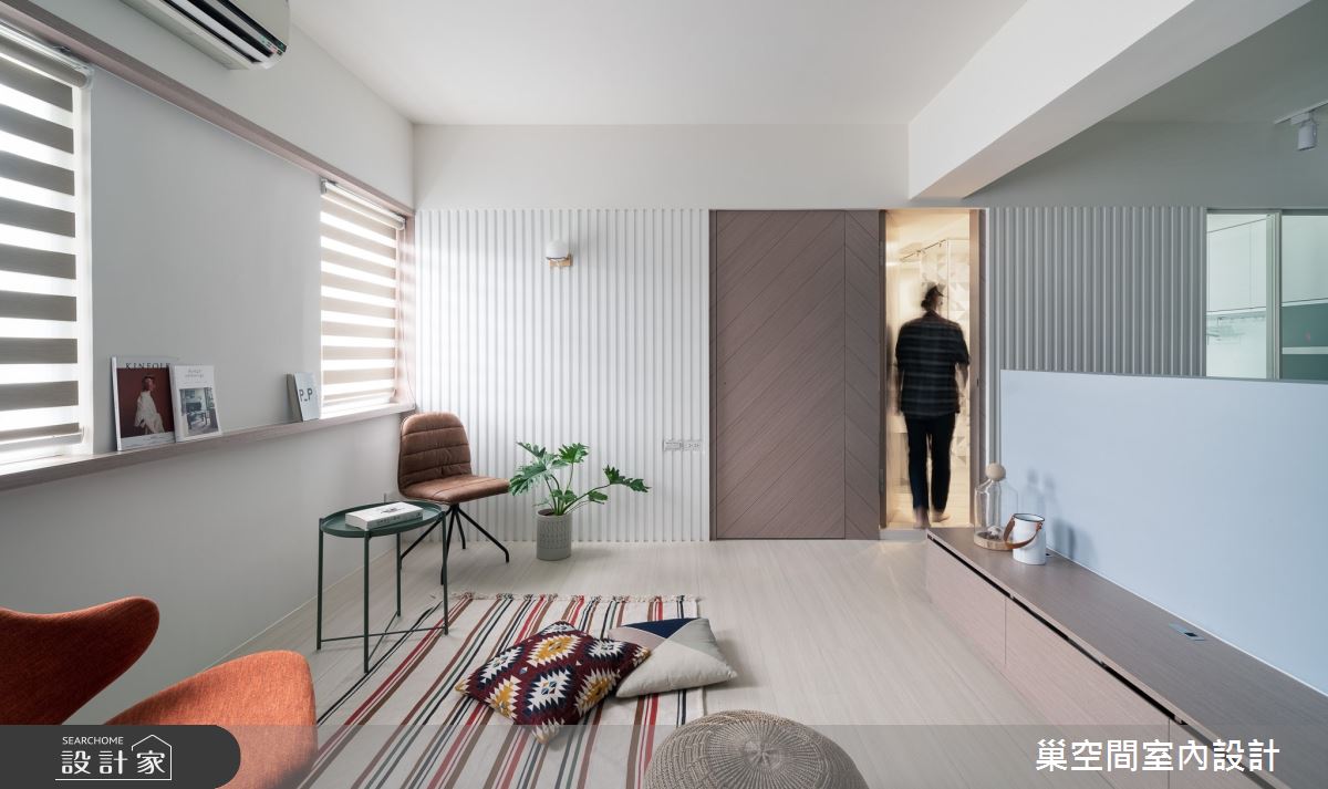 25坪老屋(16~30年)＿北歐風客廳案例圖片＿巢空間室內設計＿巢空間_05之6