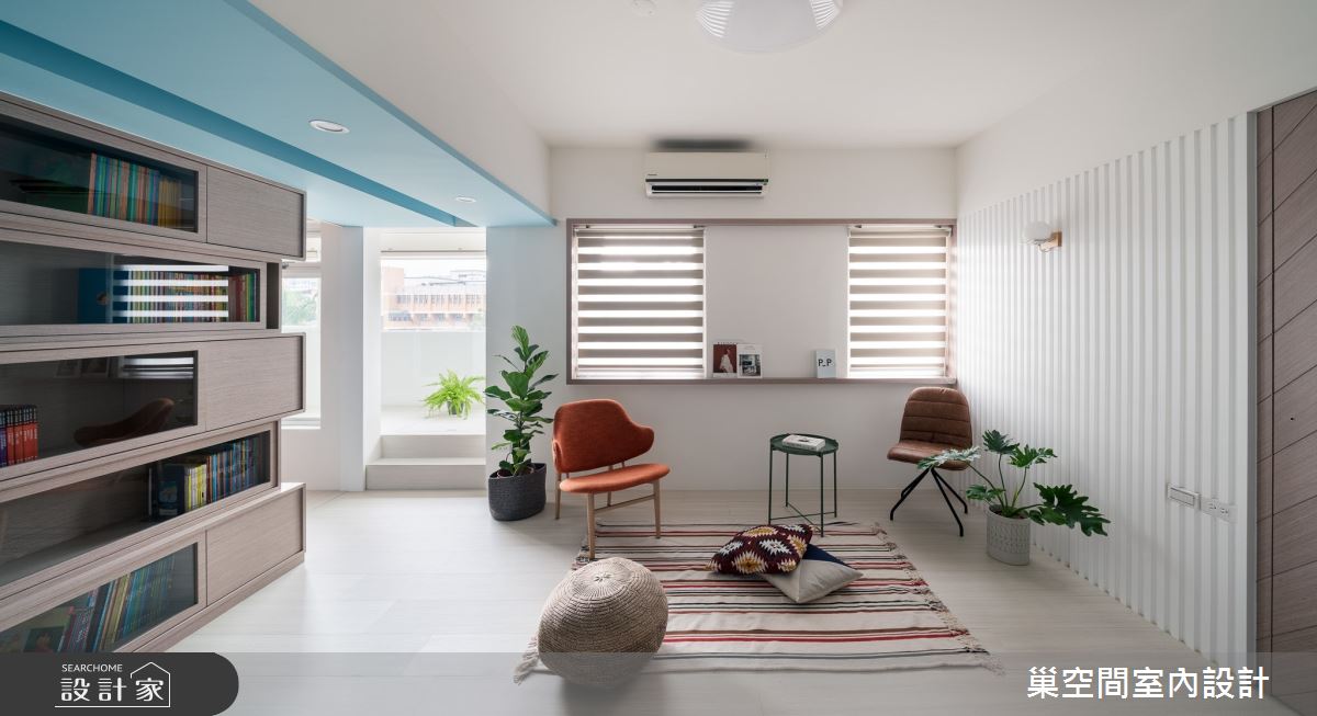 25坪老屋(16~30年)＿北歐風客廳案例圖片＿巢空間室內設計＿巢空間_05之8