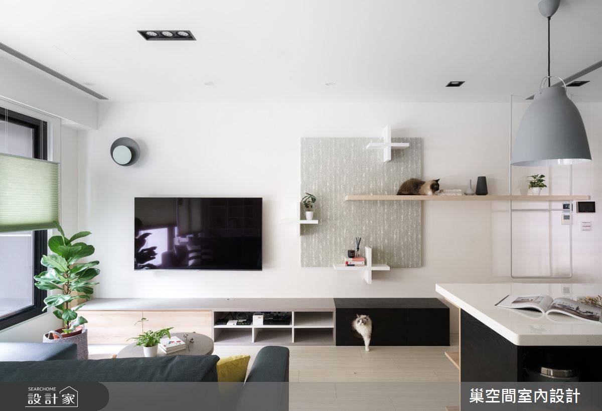 15坪新成屋(5年以下)＿北歐風客廳案例圖片＿巢空間室內設計＿巢空間_06之8