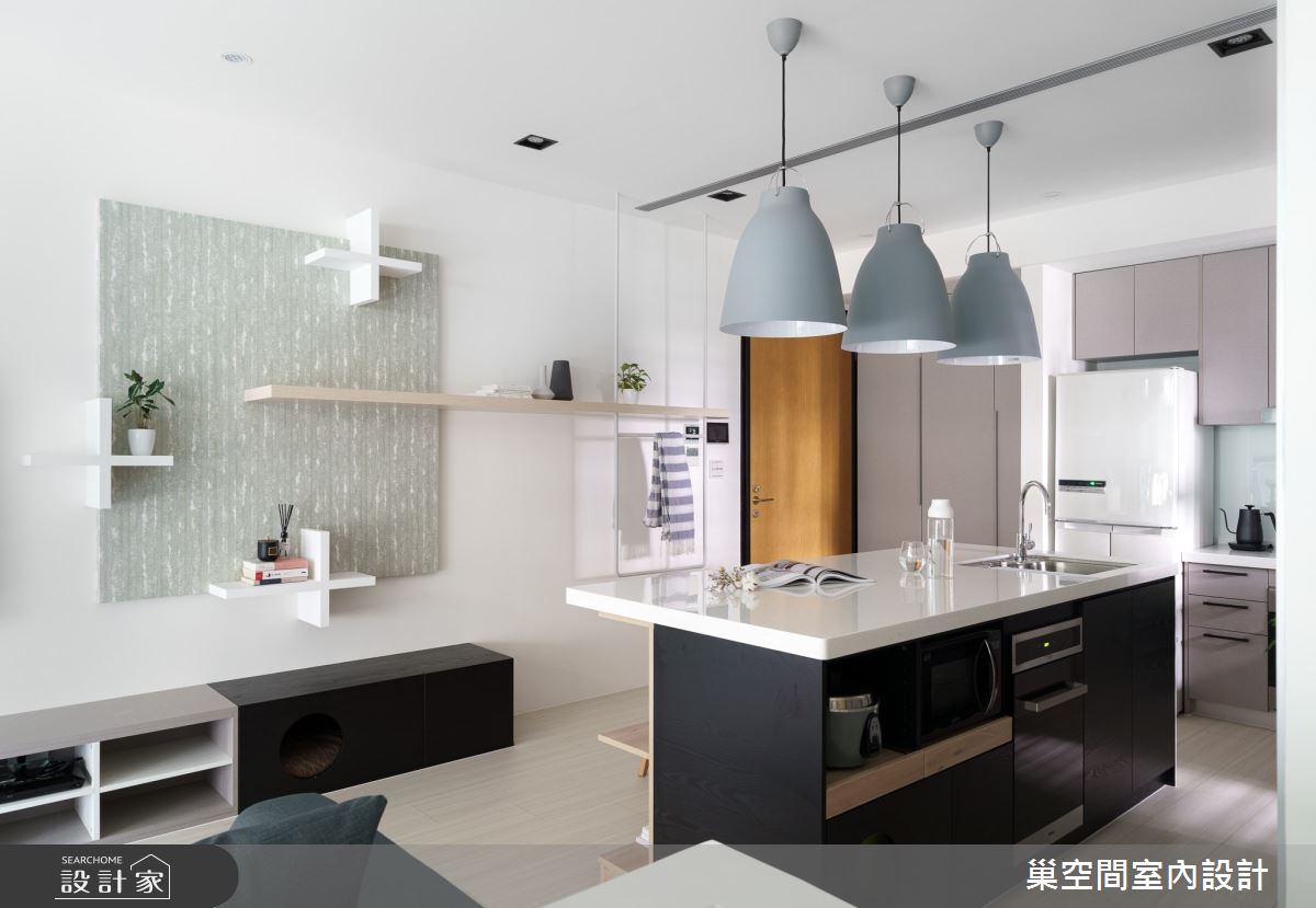 15坪新成屋(5年以下)＿北歐風吧檯案例圖片＿巢空間室內設計＿巢空間_06之2