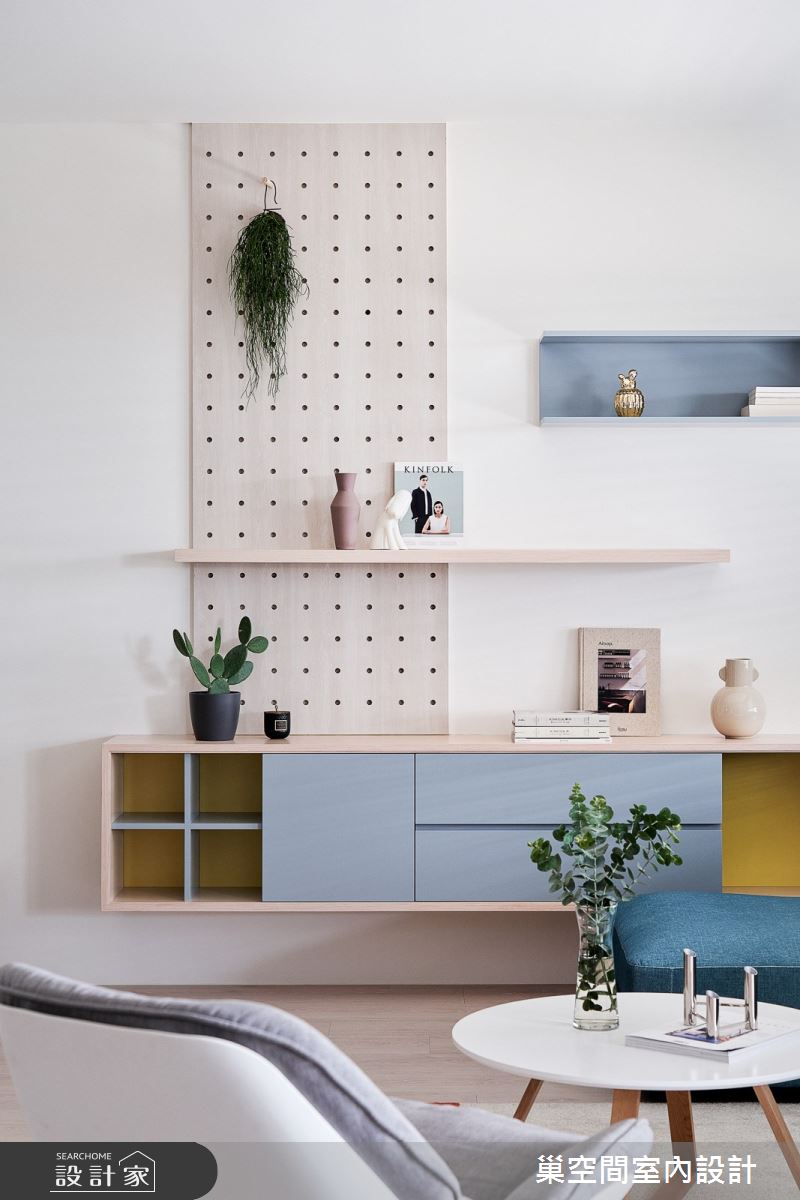 40坪新成屋(5年以下)＿北歐風客廳案例圖片＿巢空間室內設計＿巢空間_07之4