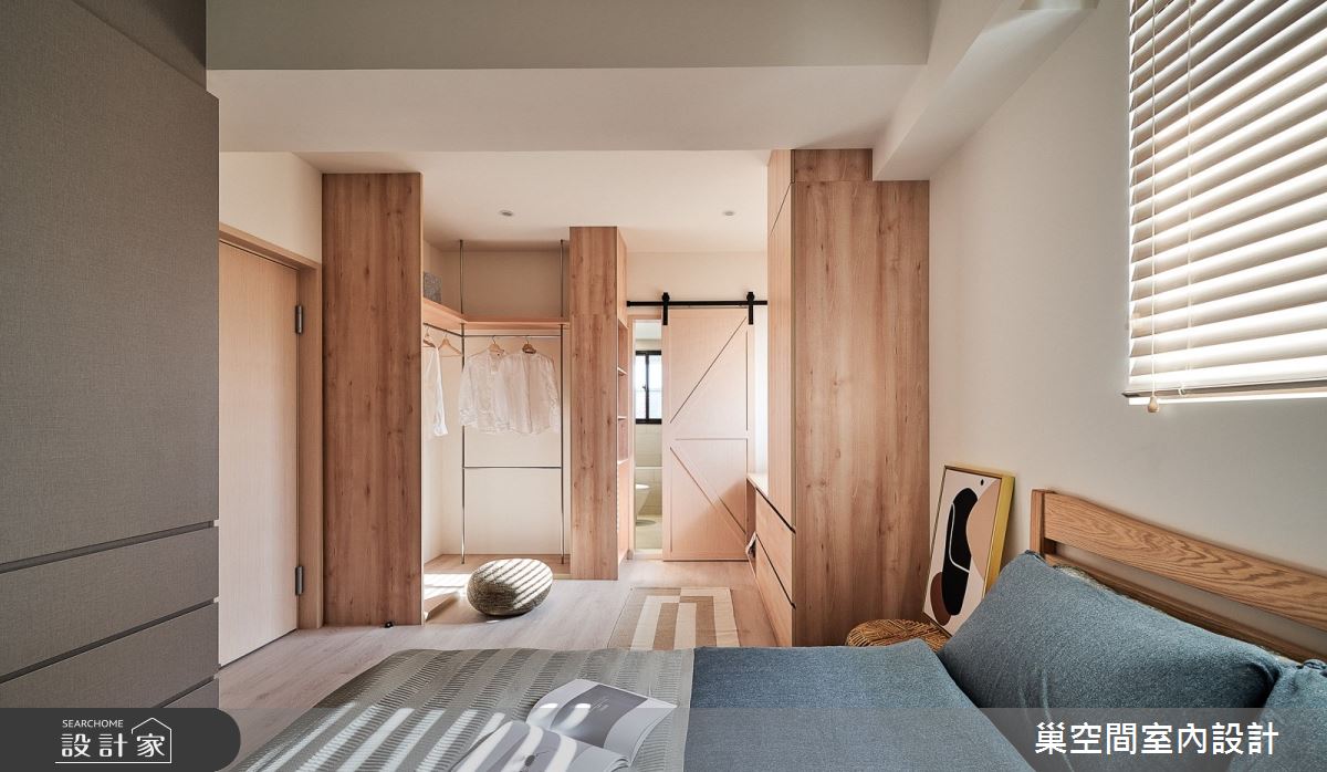 40坪新成屋(5年以下)＿北歐風臥室案例圖片＿巢空間室內設計＿巢空間_07之4579