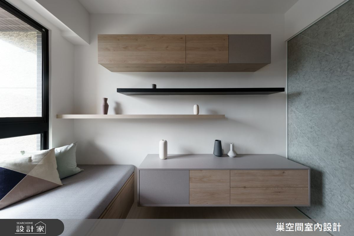 28坪新成屋(5年以下)＿北歐風書房臥榻案例圖片＿巢空間室內設計＿巢空間_08之15