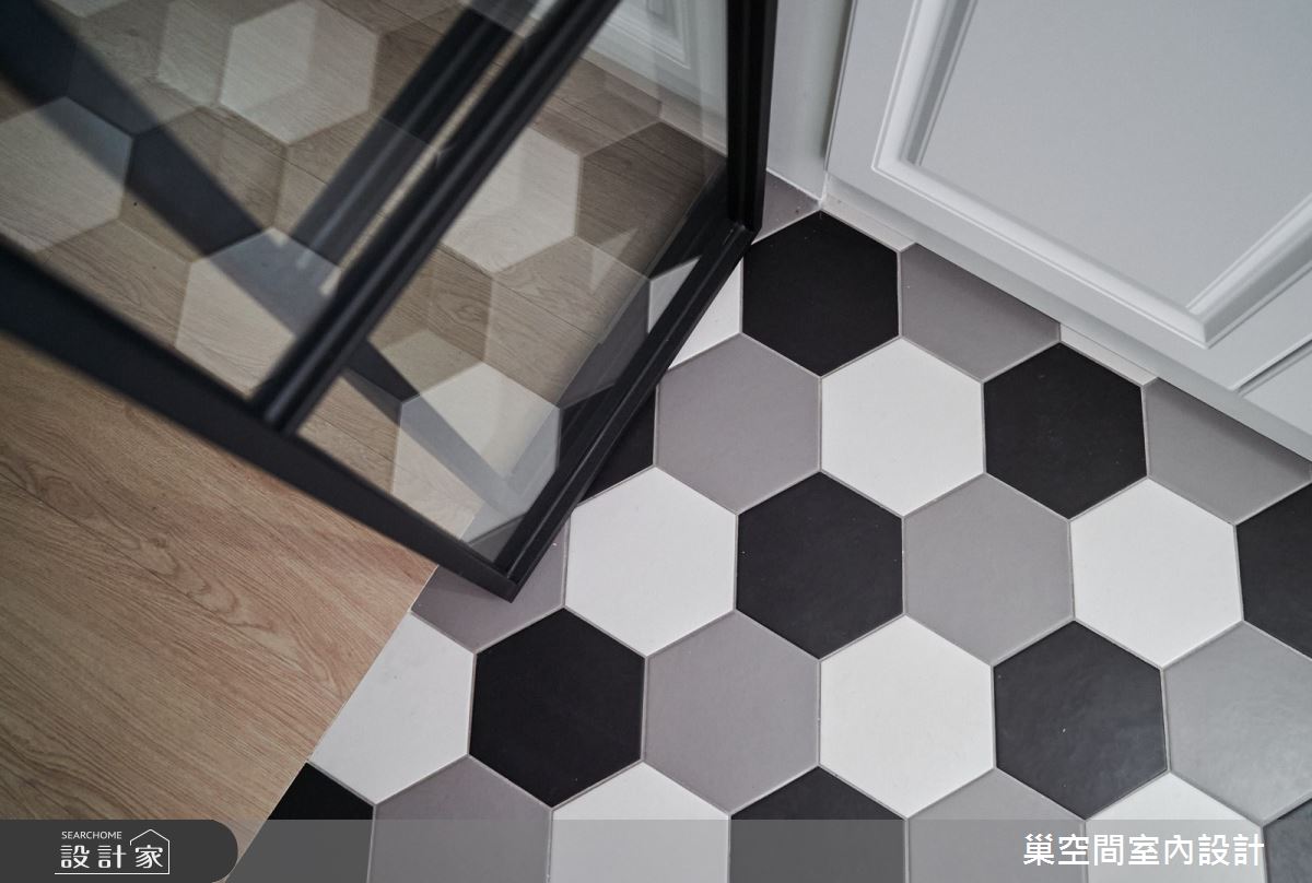 28坪老屋(16~30年)＿美式風玄關案例圖片＿巢空間室內設計＿巢空間_09之3