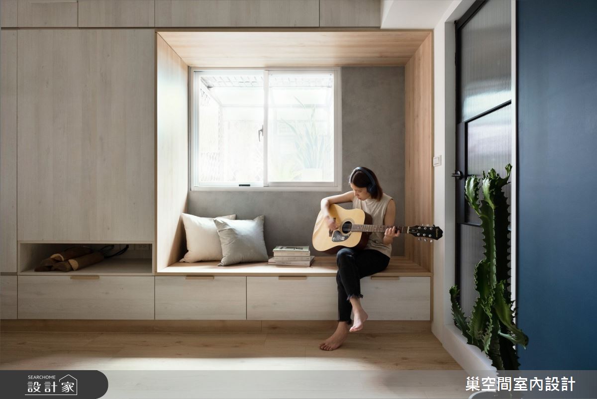 7坪老屋(16~30年)＿北歐風臥榻多功能室案例圖片＿巢空間室內設計＿巢空間_10之4