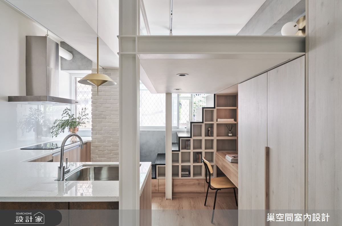7坪老屋(16~30年)＿北歐風吧檯書房案例圖片＿巢空間室內設計＿巢空間_10之10