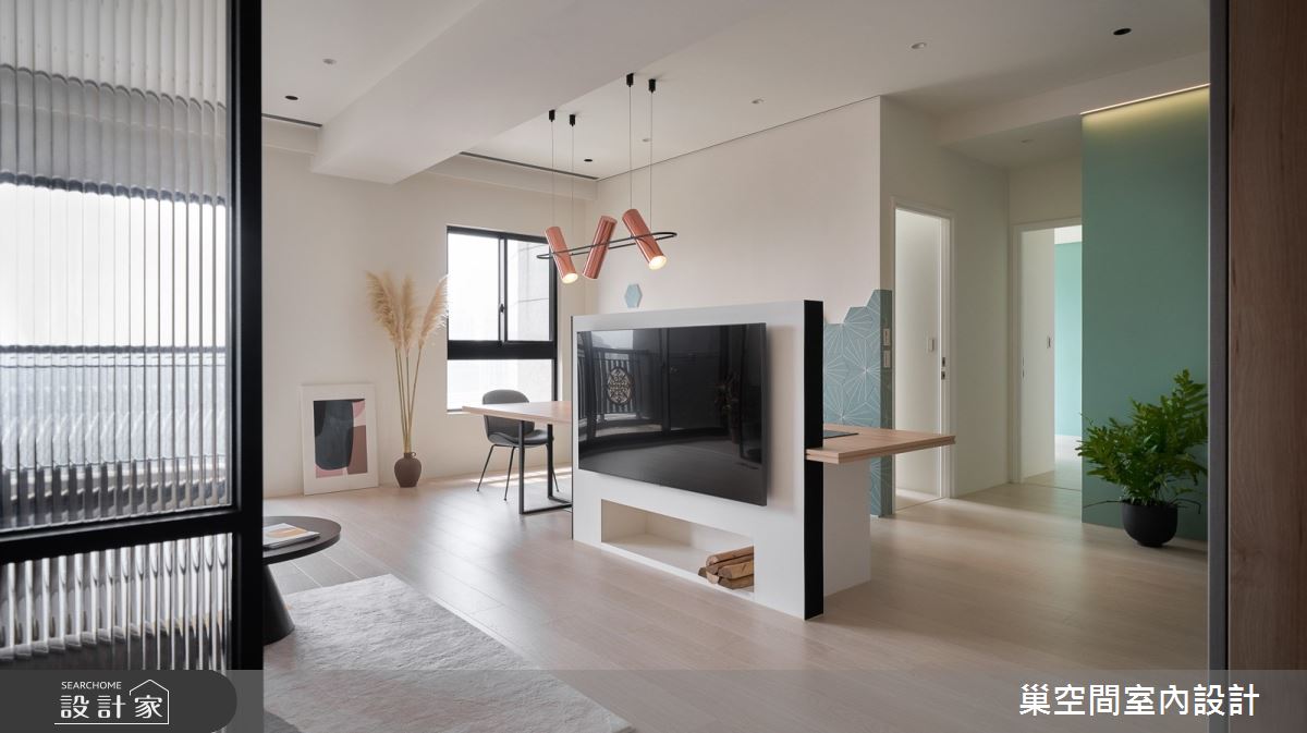 36坪新成屋(5年以下)＿北歐風客廳案例圖片＿巢空間室內設計＿巢空間_11之5