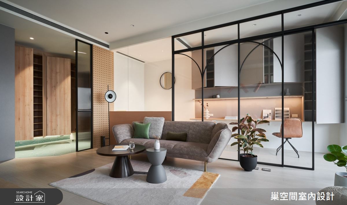 36坪新成屋(5年以下)＿北歐風客廳案例圖片＿巢空間室內設計＿巢空間_11之9