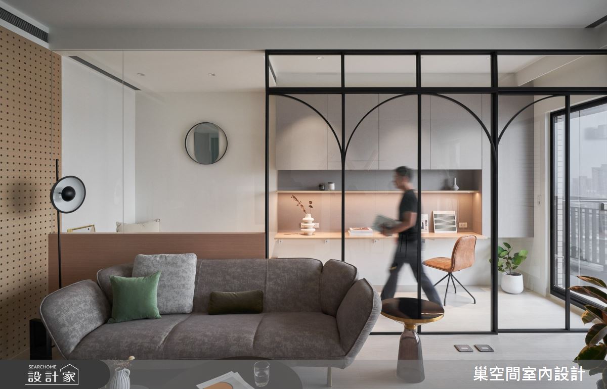 36坪新成屋(5年以下)＿北歐風客廳案例圖片＿巢空間室內設計＿巢空間_11之12