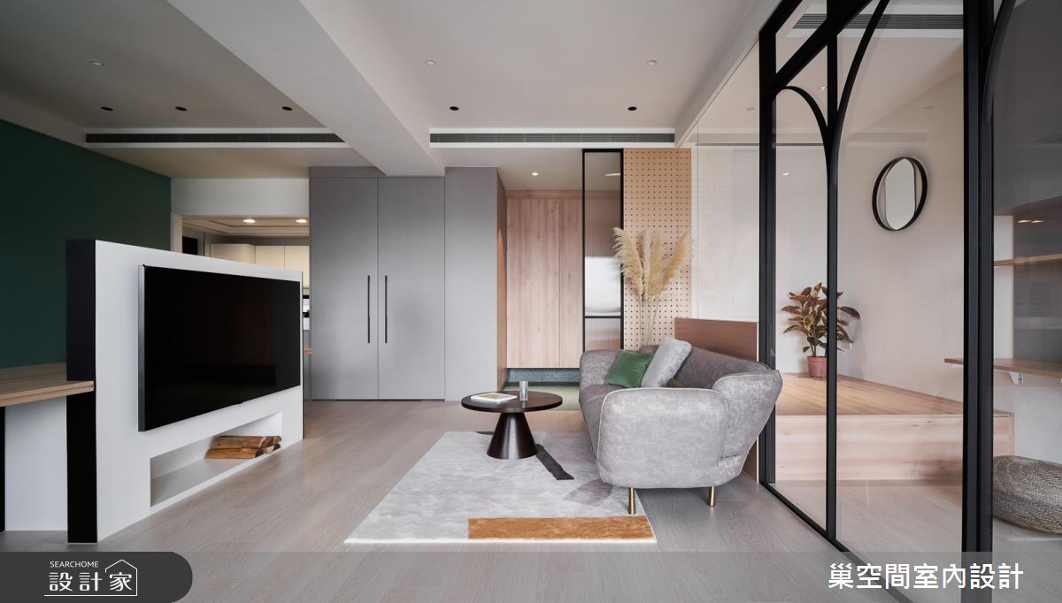 36坪新成屋(5年以下)＿北歐風客廳案例圖片＿巢空間室內設計＿巢空間_11之13