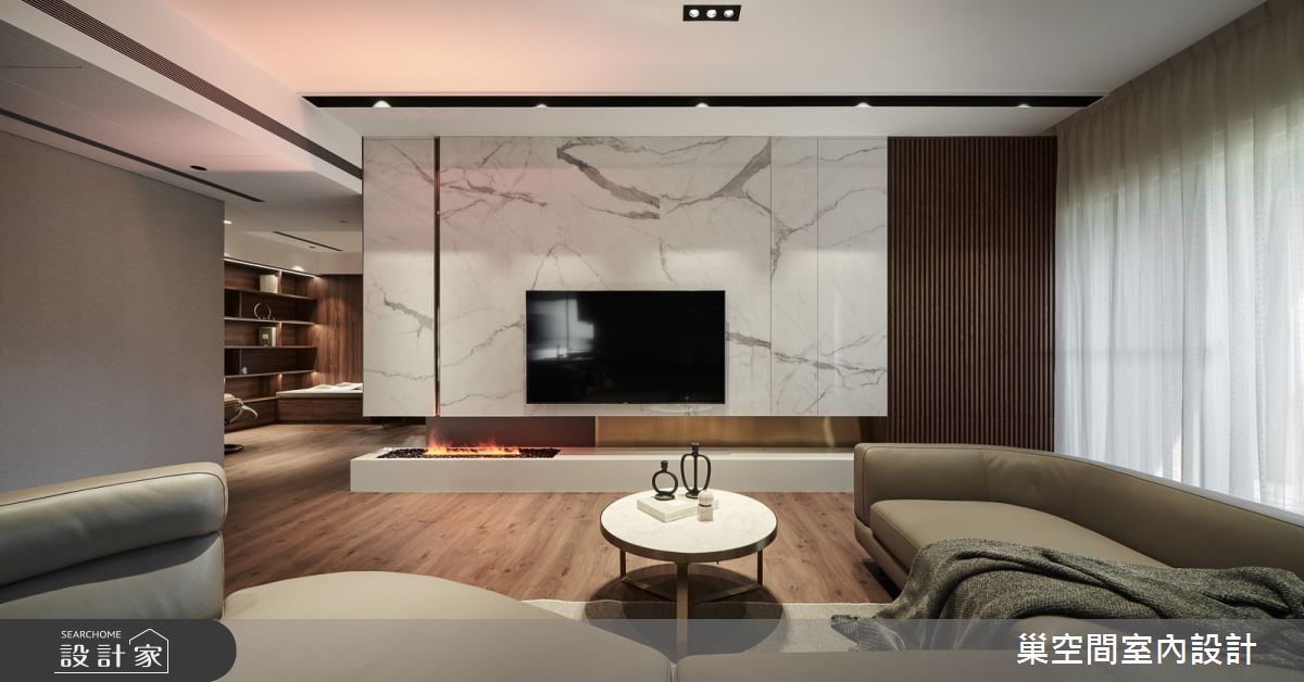 55坪新成屋(5年以下)＿現代風客廳案例圖片＿巢空間室內設計＿巢空間_12之11