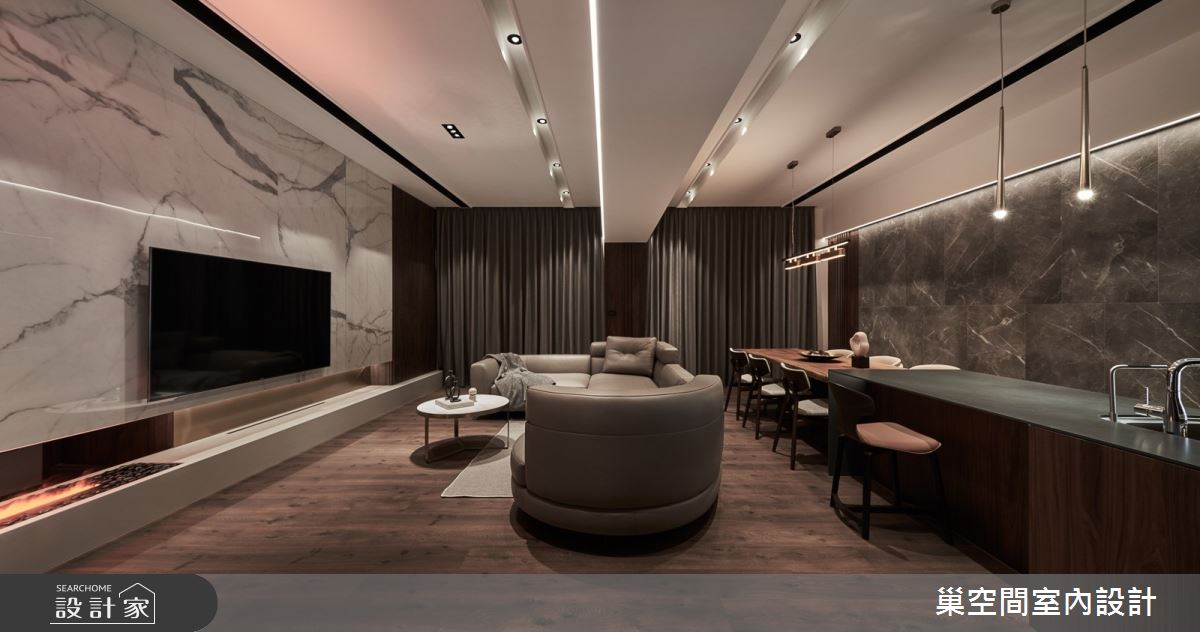 55坪新成屋(5年以下)＿現代風客廳案例圖片＿巢空間室內設計＿巢空間_12之15