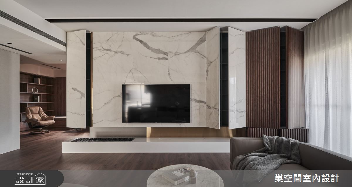 55坪新成屋(5年以下)＿現代風客廳案例圖片＿巢空間室內設計＿巢空間_12之9
