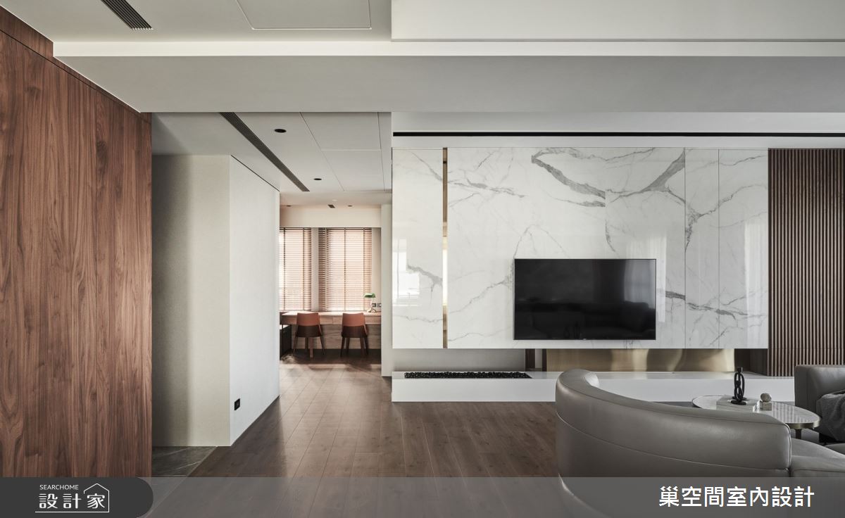 55坪新成屋(5年以下)＿現代風客廳案例圖片＿巢空間室內設計＿巢空間_12之8