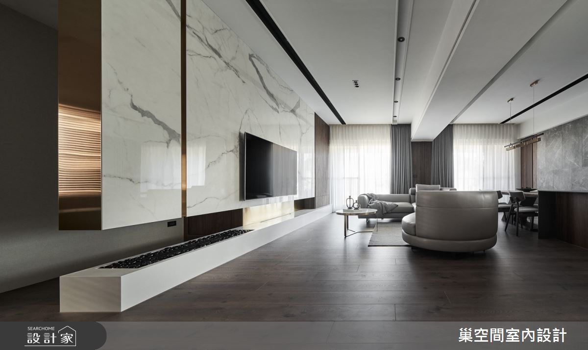 55坪新成屋(5年以下)＿現代風客廳案例圖片＿巢空間室內設計＿巢空間_12之6